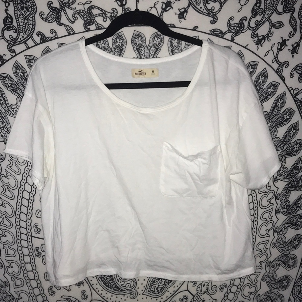 Hollister Crop T Shirt Tee